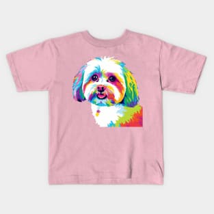 Maltese Pop Art - Dog Lover Gifts Kids T-Shirt